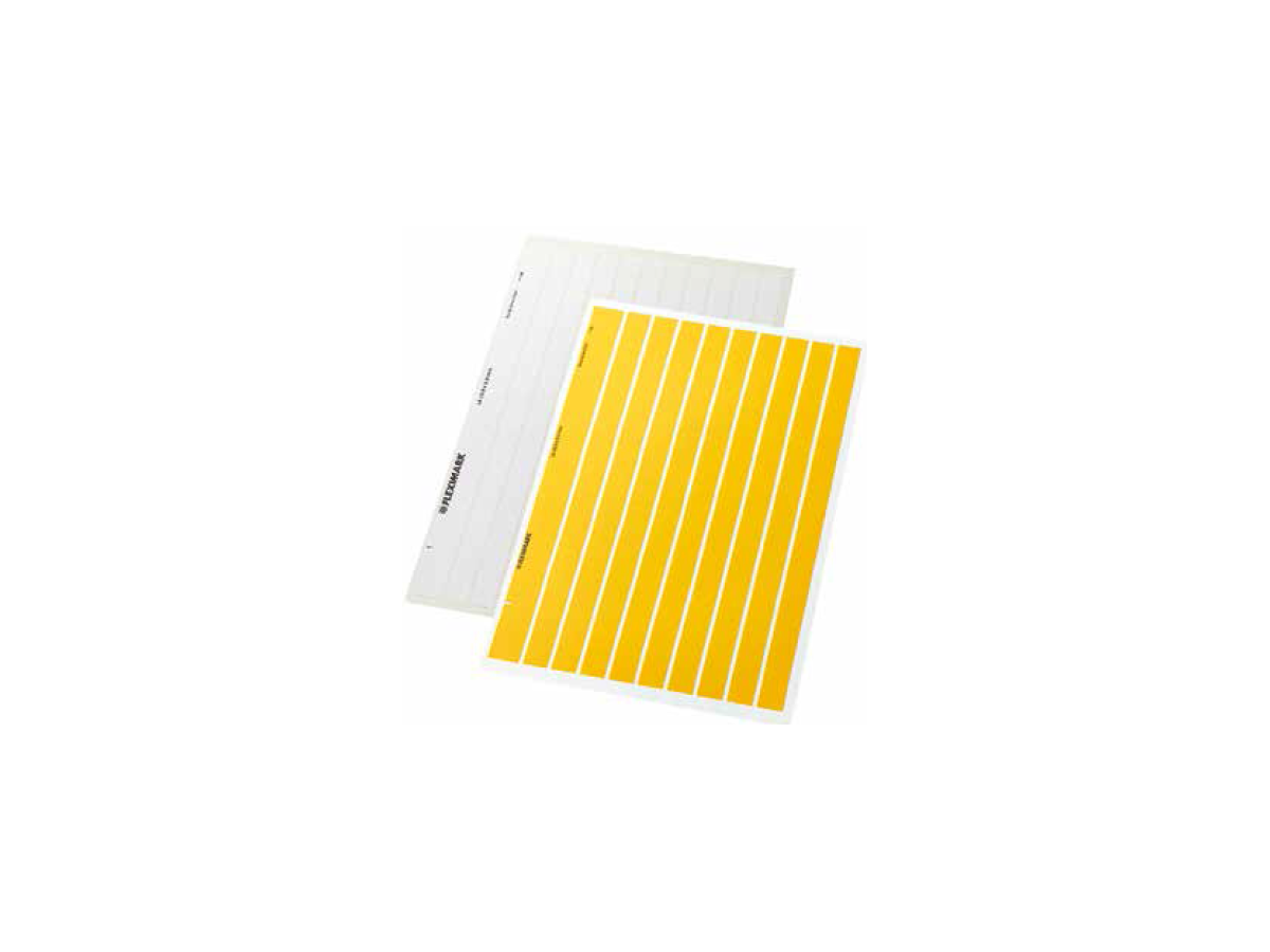 Etiquettes FLEXILABEL LA W (blanc) - Dimensions: 15.0x6.0mm
