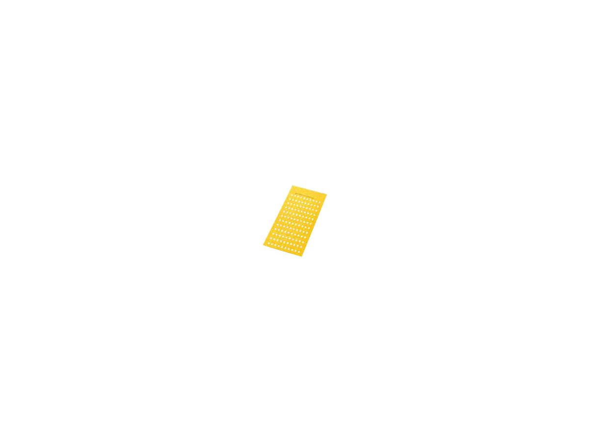 FLEXIPRINT Einzelkarten LF1L YE gelb - 0.75-1.50mm2 10 Karten à 30 Markierungen