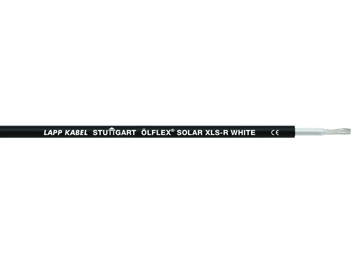 ÖLFLEX SOLAR XLS-R 6,00mm² WH/BK