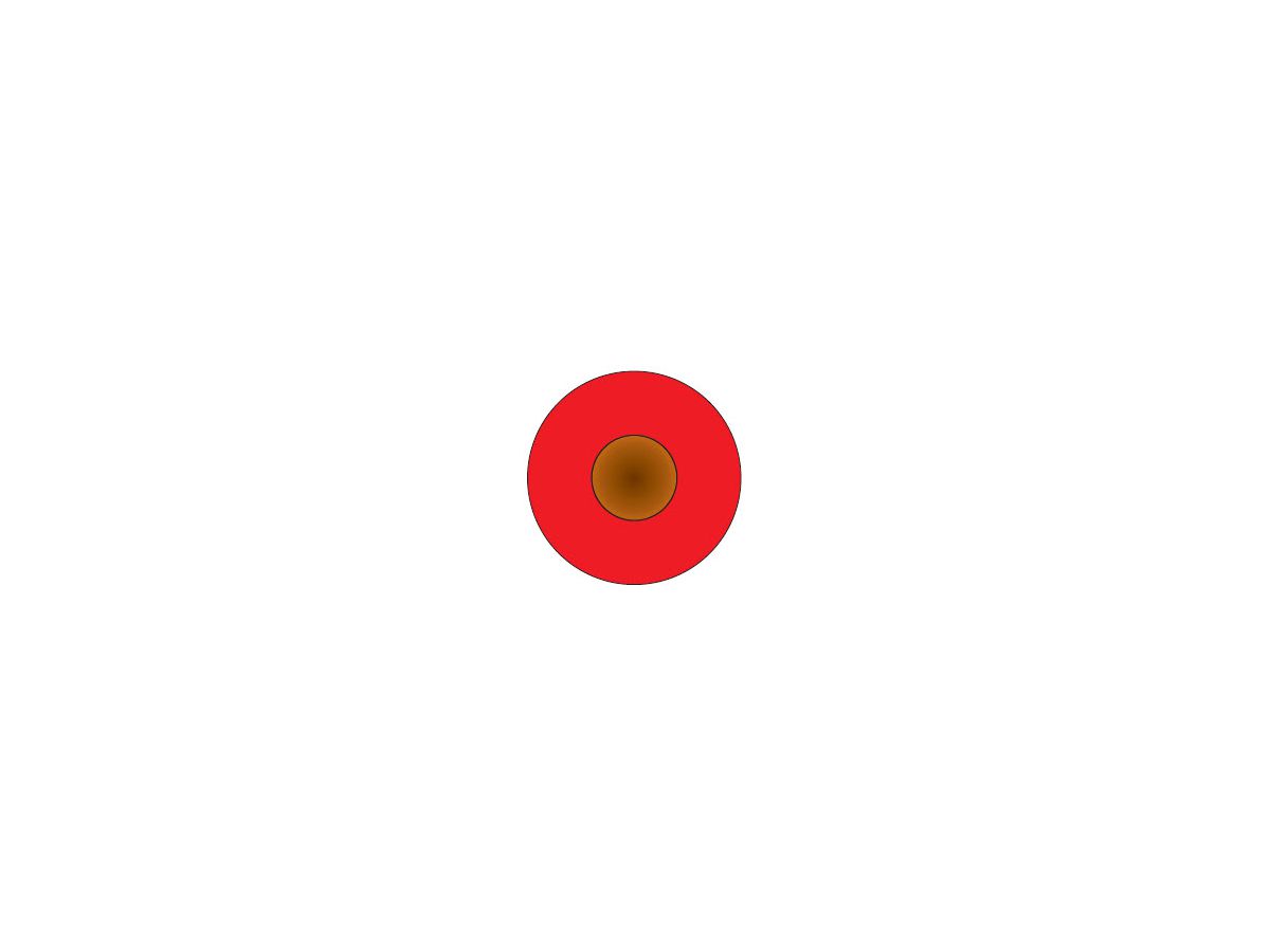 Fil H05V-K 0,50mm² rouge - Bobine à 200m