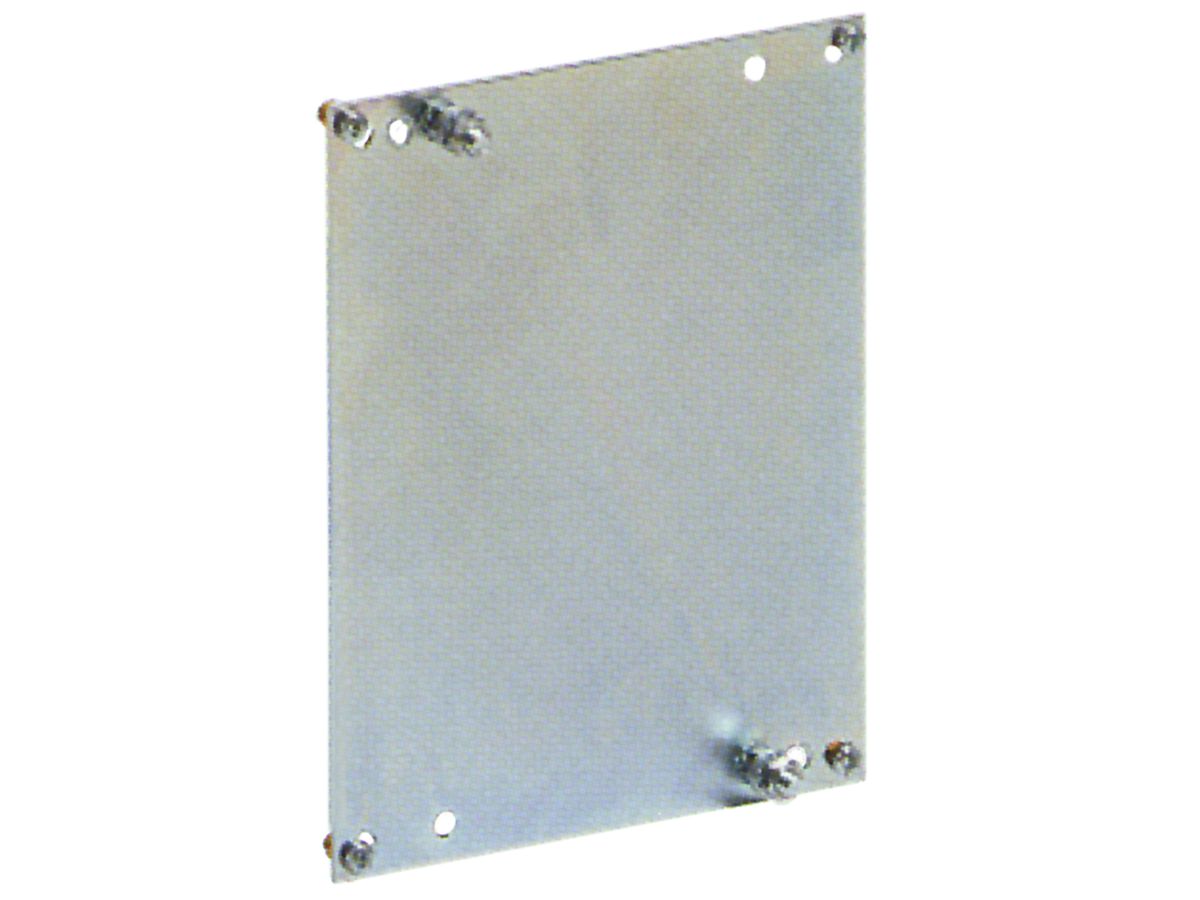 Montageplatte aus verzinktem Stahl - für Gehäuse APV21