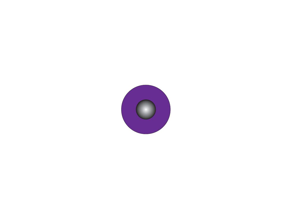 H05Z-K  0,75mm² violet Eca - sans halogène, 90°C, bobine à 200m