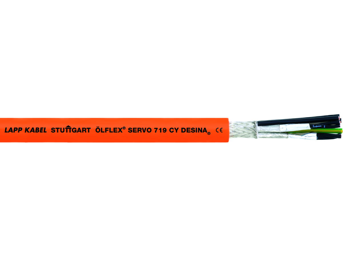 ÖLFLEX SERVO 719 CY - 4G 1,50mm²+(2x 1,50mm²)