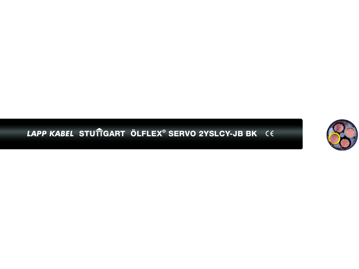 ÖLFLEX SERVO 2YSLCY-JB BK 4G4 - 4G 4,00mm²