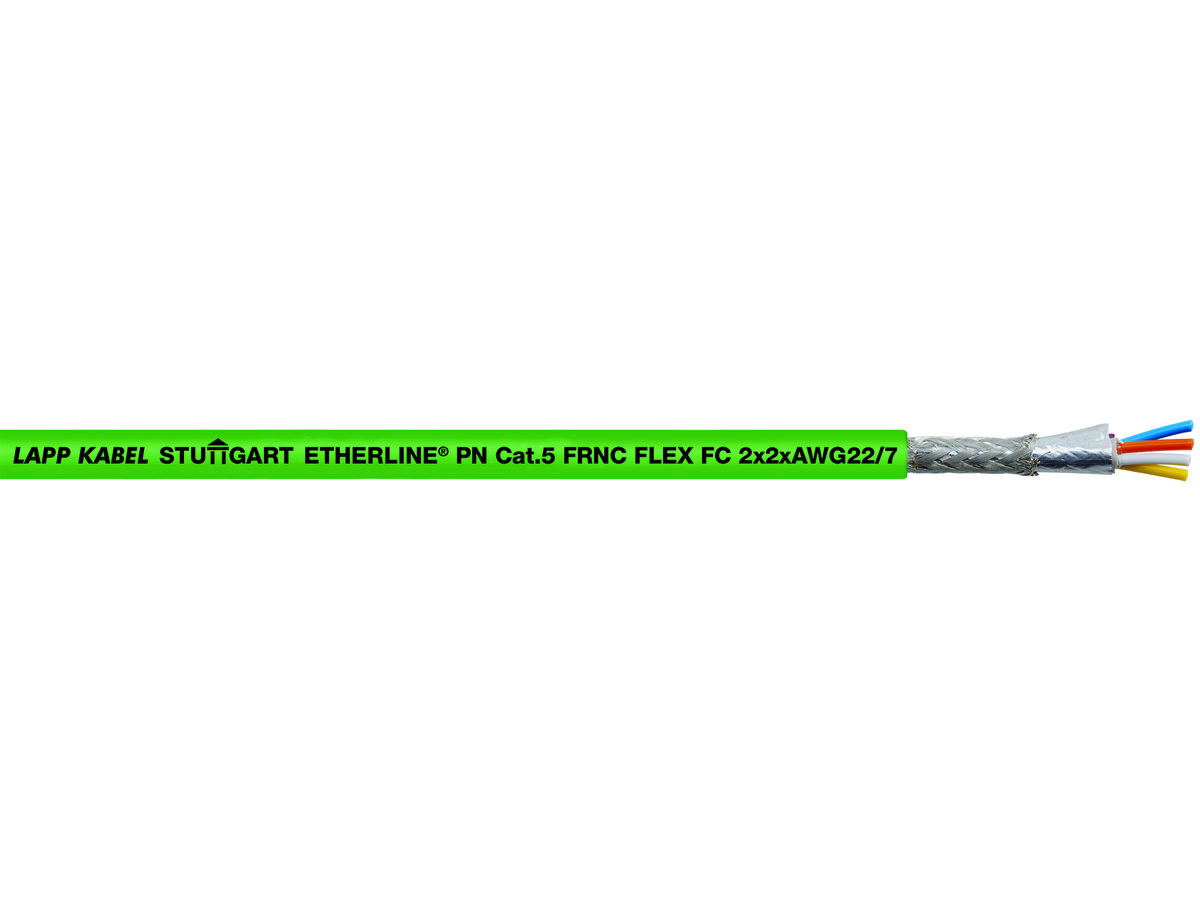 ETHERLINE PN CAT5e FRNC FLEX FC - 2x2xAWG22/7 UL/CSA CMG, FastConnect