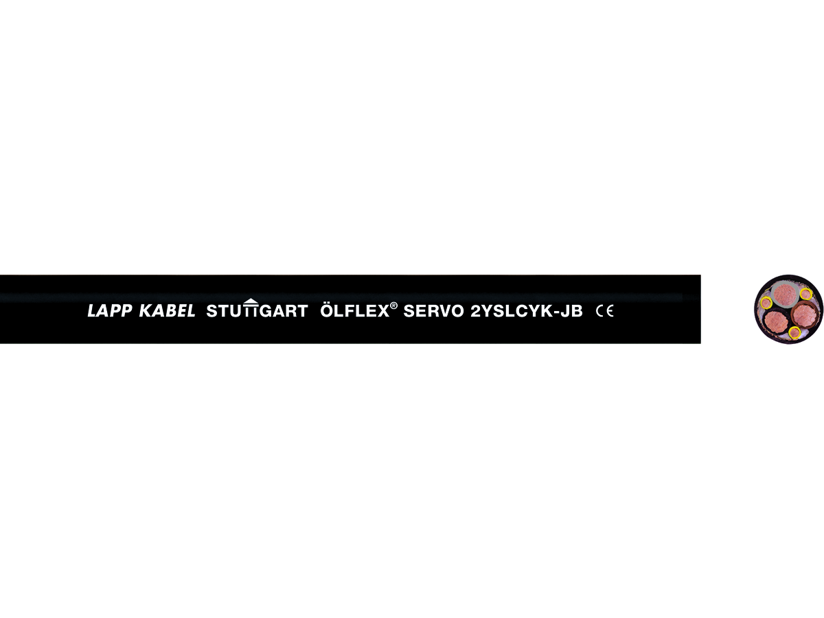 ÖLFLEX SERVO 2YSLCYK-JB - 3x 4,00mm²+ 3G 0,75mm²