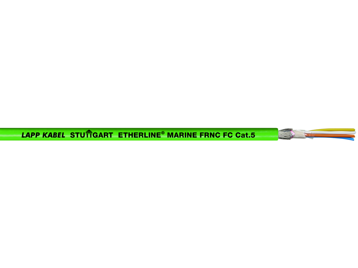 ETHERLINE MARINE CAT5 FRNC 2x2xAWG22/7 - L/CSA CMG, sans halogène, FastConnect