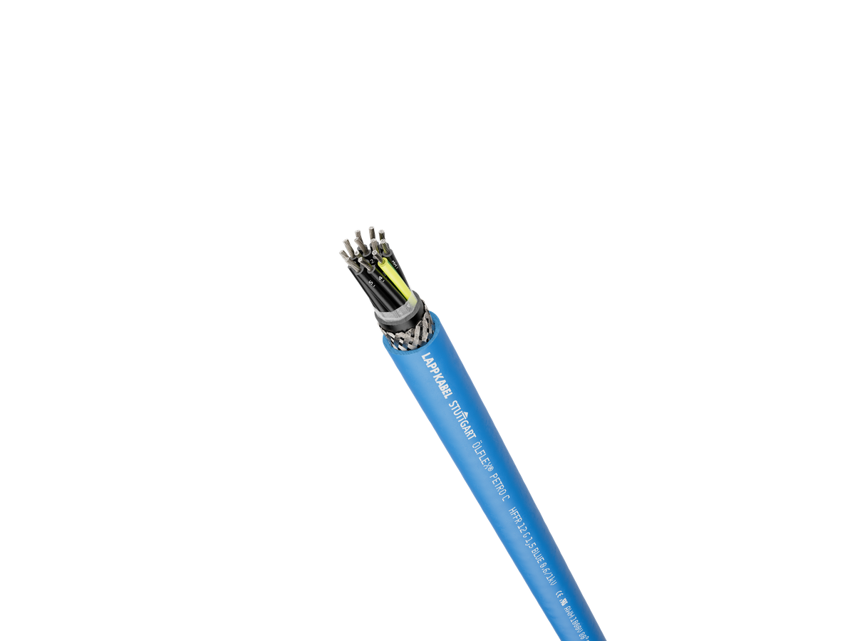 ÖLFLEX PETRO C HFFR 0,6/1kV 4G 1,50mm² - blau