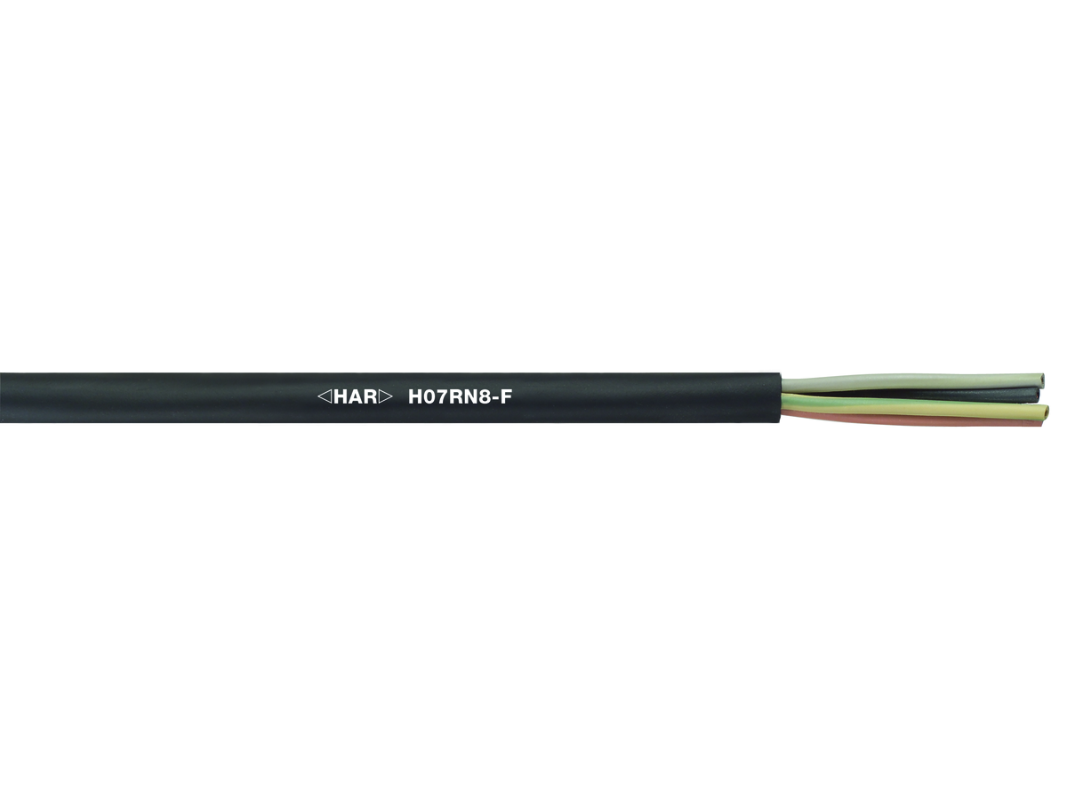 H07RN8-F 3G 1,50mm² - Diamètre extérieur: 9.20-11.90mm