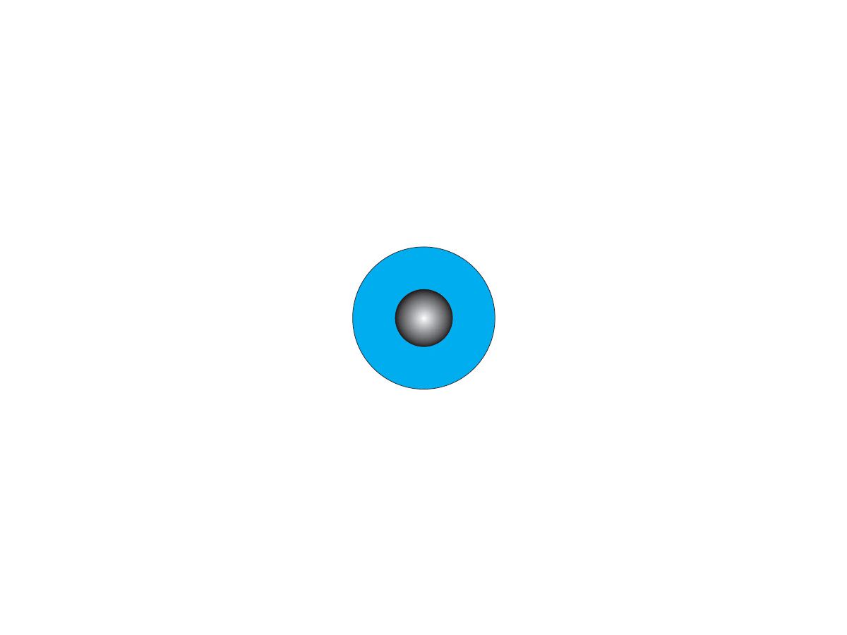 ÖLFLEX HEAT 205 SC 0,25mm² bleu ciel - bobine à 500m