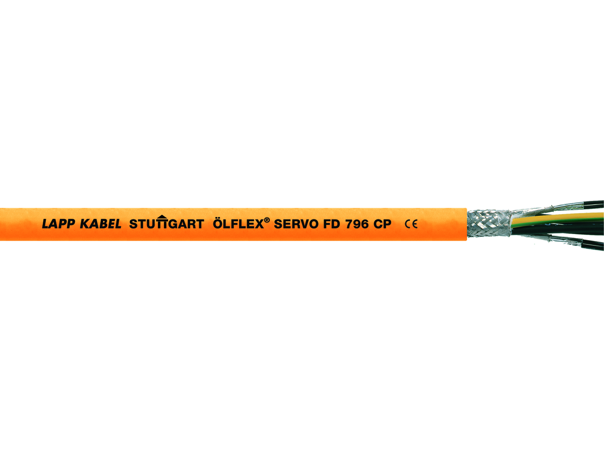 ÖLFLEX SERVO FD 796 CP 4G4+(2x1,5) - 4G 4,00mm²+(2x1,50mm²)