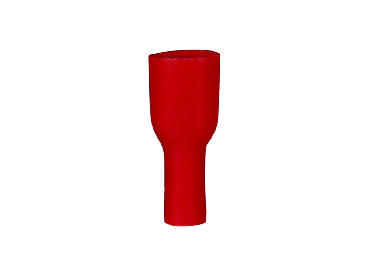 Clip femelle 4,8x0,5mm rouge tout isolé - 61794953